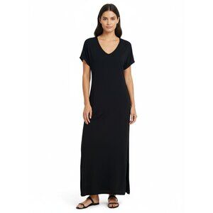 Women's Banana Republic black Maxi Dress, XS petite.